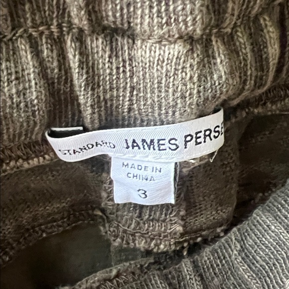 Standard James Perse Contrast Sweatpants in Army Green Pigment Sz 3=L - Picture 4 of 10